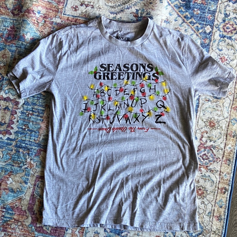 Gray Seasons Greetings T-Shirt